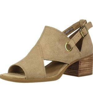 NEW Koolaburu by UGG Kaia Open Toe Suede Leather Shootie Pumps